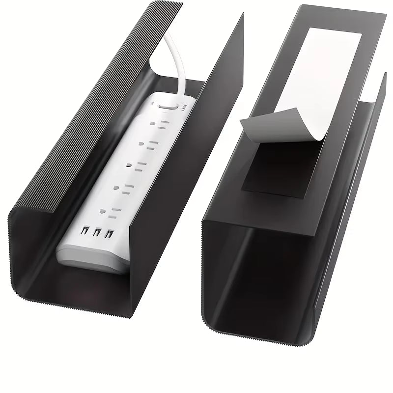 Under Desk Cable Management Tray, 40 cm Adhesive – image 6