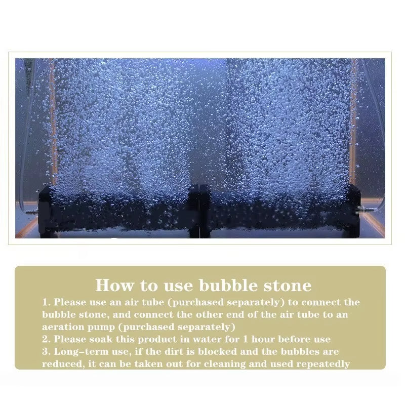 Cylinder Air Stone Bubble Diffuser for Aquariums and Ponds – image 7