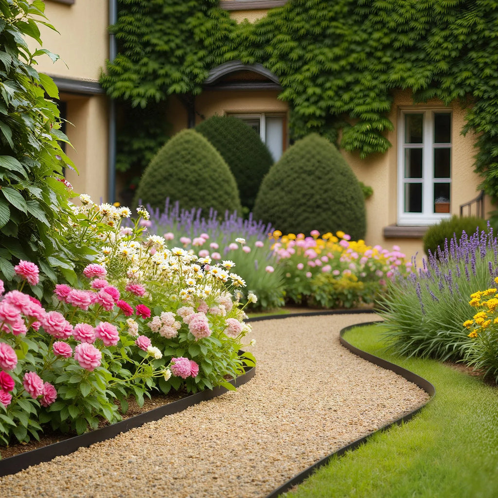 Landscape Edging 20 ft - No-Dig L-Shaped Garden Border with Stakes – image 4