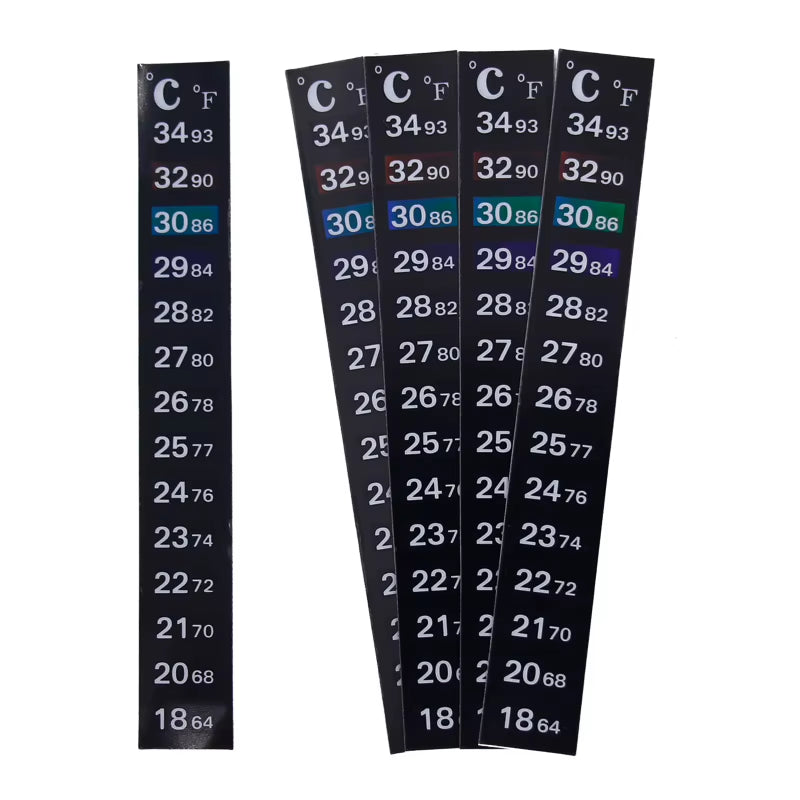 Aquarium Thermometer Strips - Stick-On Fish Tank Temperature Stickers – image 7