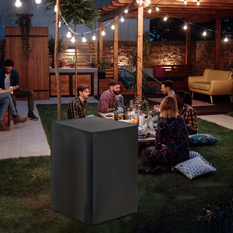 Square Fire Pit Cover - Waterproof 210D Patio Table Cover – image 2