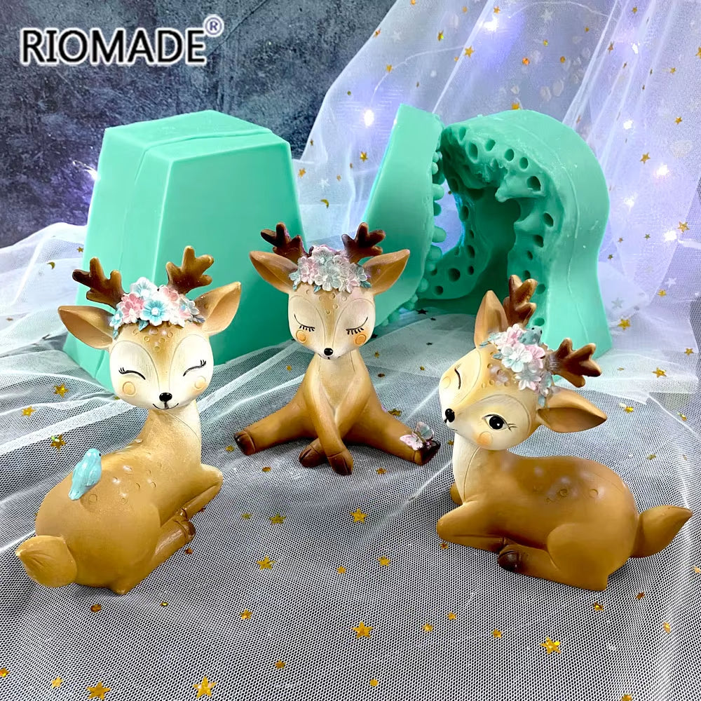 Deer Silicone Mold for Candles, Plaster and Resin Crafts – image 2