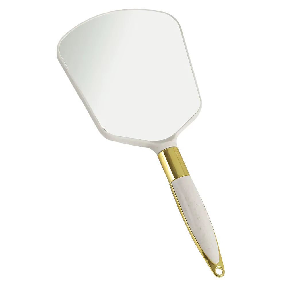 Handheld Vanity Mirror - Vintage Makeup Mirror with Handle