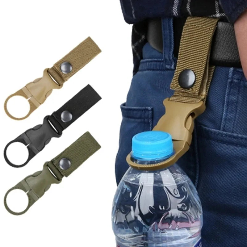 Water Bottle Carabiner Clip, Backpack Webbing Holder for Hiking – image 2