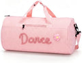 Corduroy Dance Tote Bag - Embroidered Dance Bag, Pink