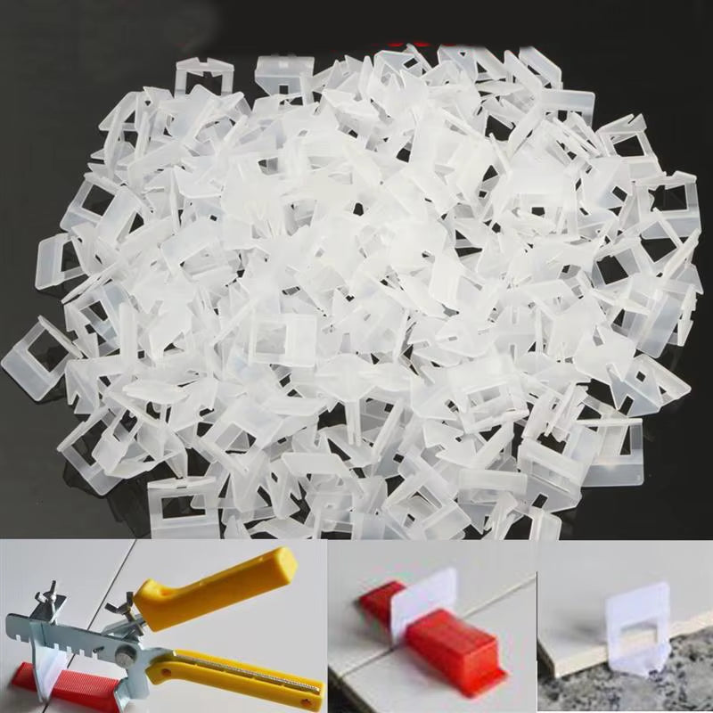 Tile Leveling System Clips 100-Pack 1mm Spacers for Wall & Floor – image 2