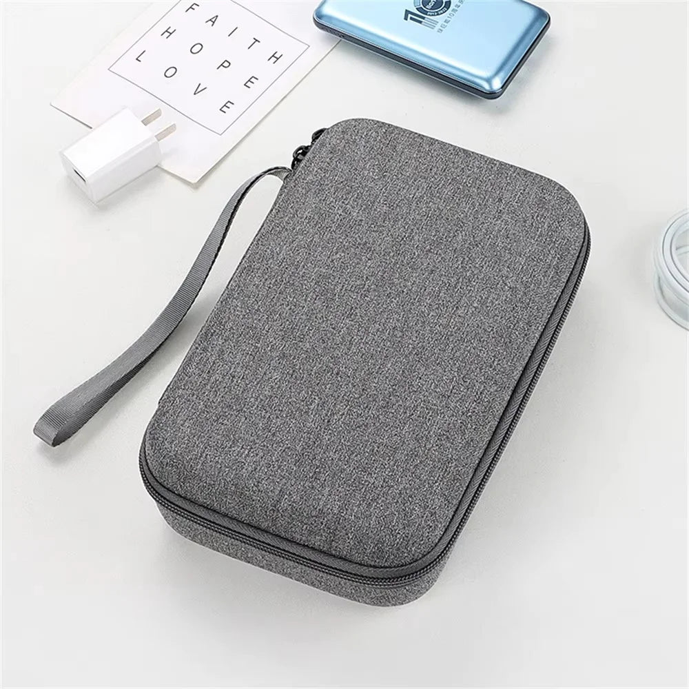 Hard Shell Travel Electronics Organizer Case with Dividers – image 8
