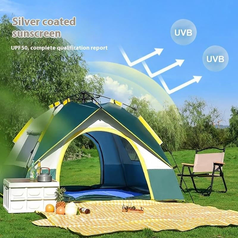 Instant Pop-Up Camping Tent, 2-Person or 3-4 Person