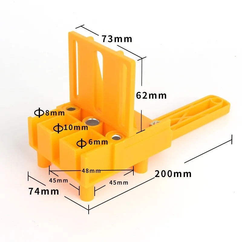 Doweling Jig, Self-Centering Drill Guide for 6/8/10 mm Dowels – image 4