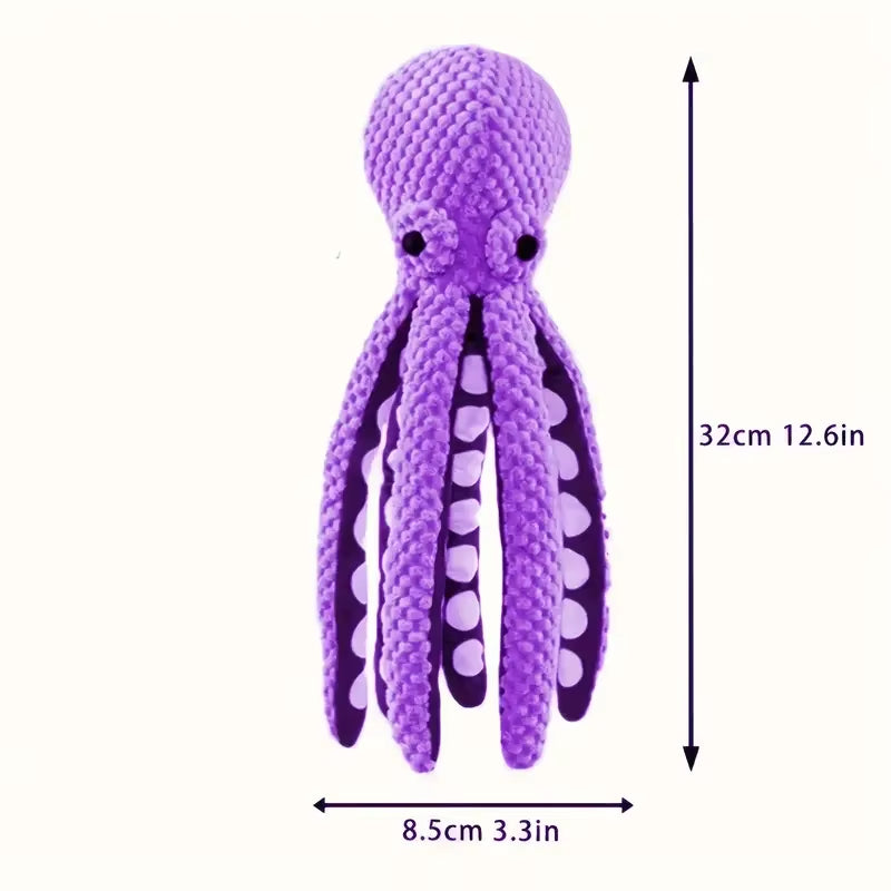 Squeaky Octopus Chew Toy for Dogs – image 7