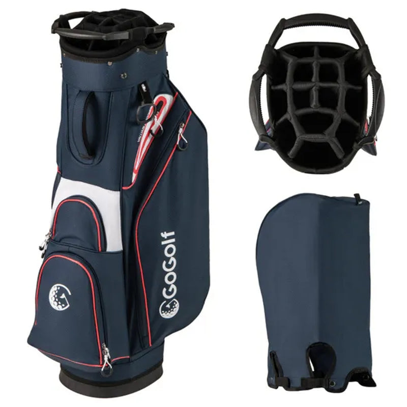 14-Way Golf Cart Bag With Cooler Pocket and Waterproof Zippers – image 1