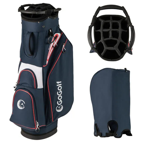 14-Way Golf Cart Bag With Cooler Pocket and Waterproof Zippers – image 1