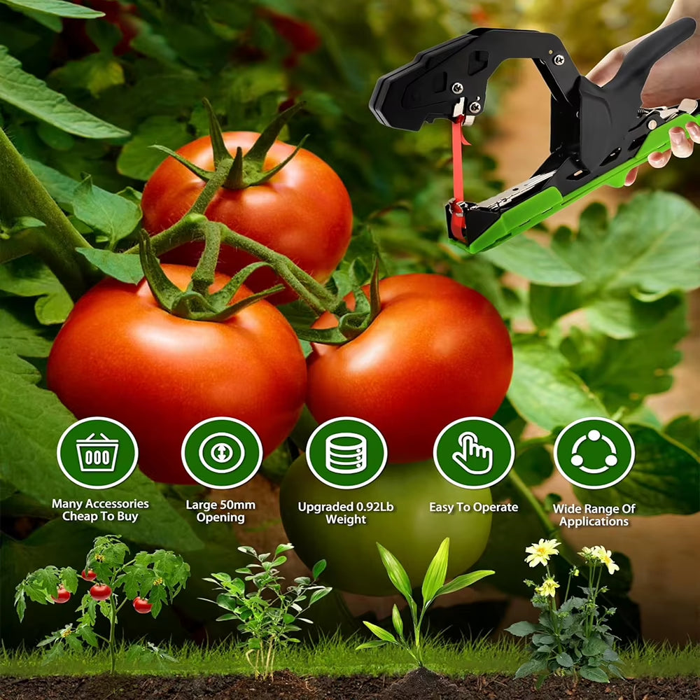 Garden Tying Tool for Tomatoes and Vines, Plant Tape Binding Gun – image 7