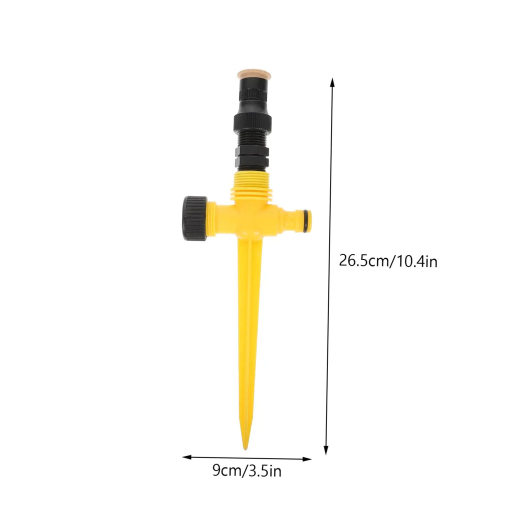Garden Sprinkler, 360-Degree Rotating Lawn Irrigation Nozzle