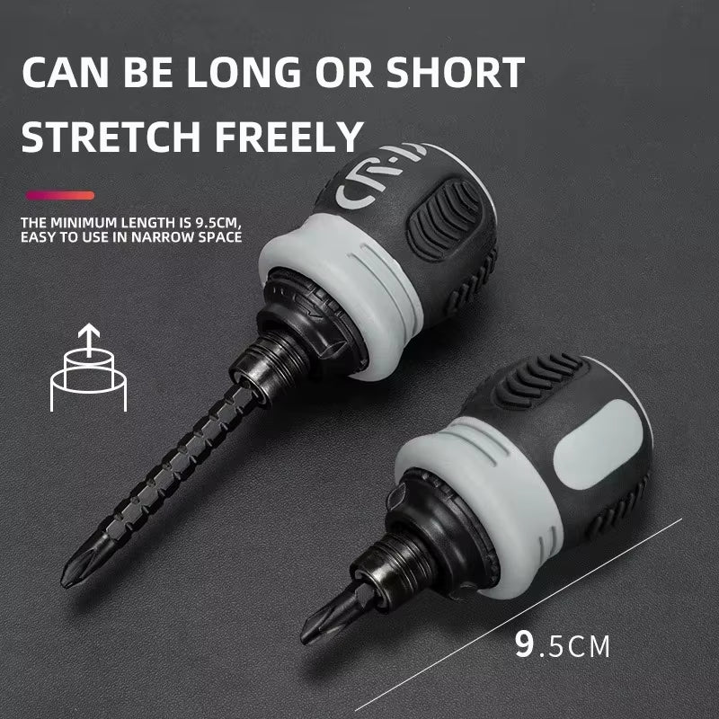 Ratcheting Screwdriver 13-in-1 - Multi-Bit Phillips & Slotted Driver – image 3