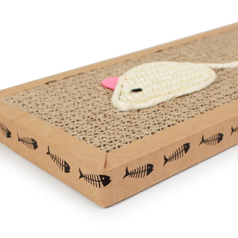 Cat Scratching Board - Corrugated Cardboard Scratch Pad 37x12cm – image 5