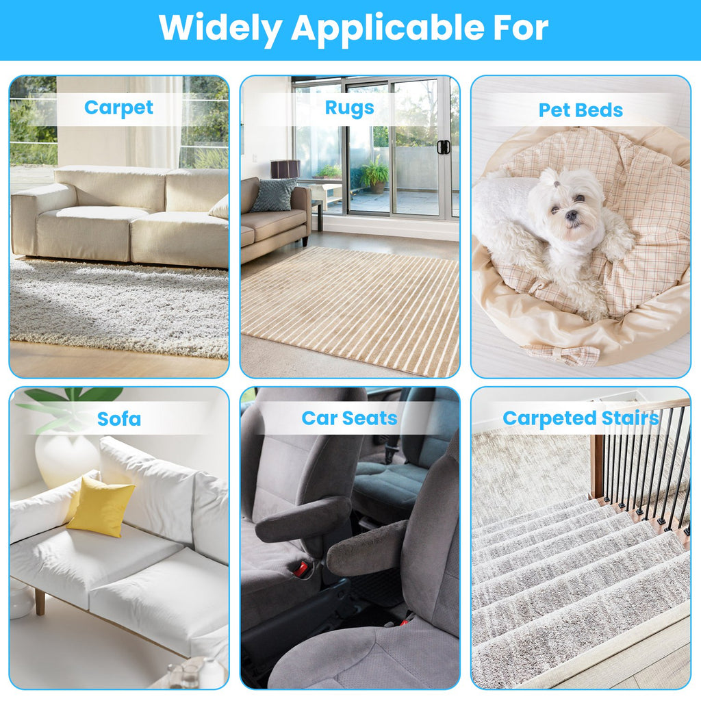 Pet Hair Removal Carpet Rake with Telescopic Handle, 43-54 in – image 5