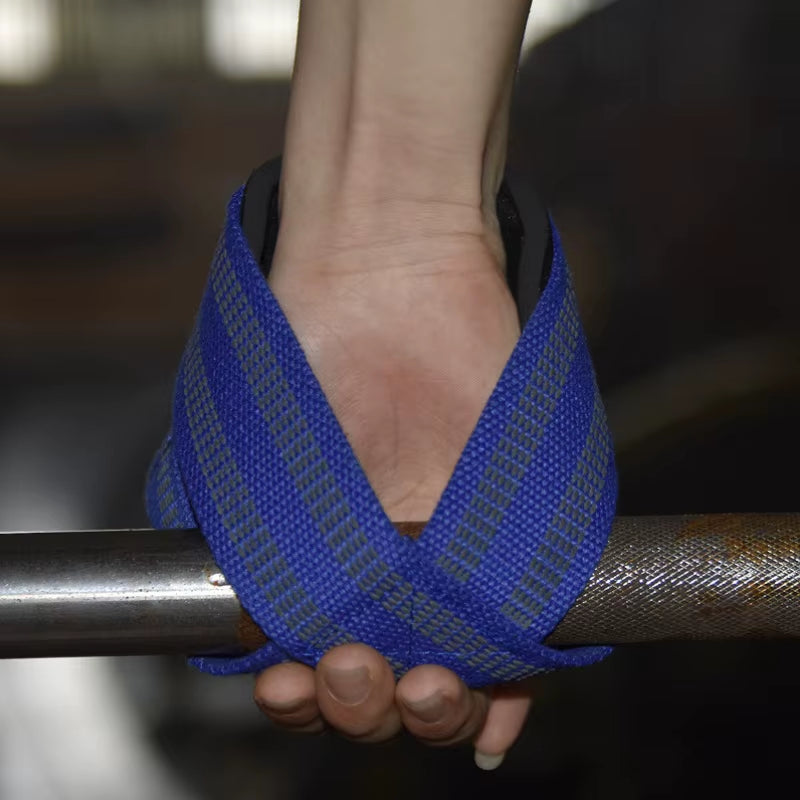 Figure 8 Lifting Straps Padded Anti-Slip Deadlift Straps (Pair) – image 3