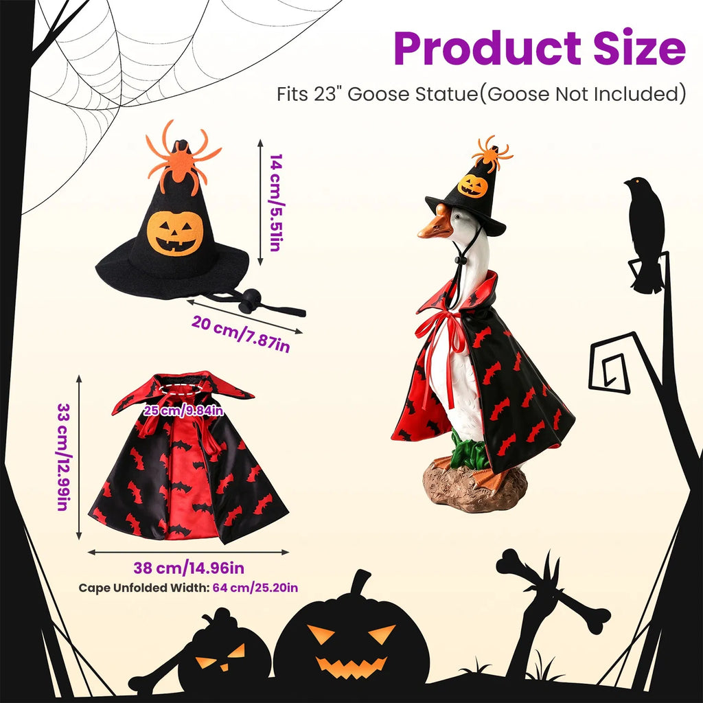 Porch Goose Costume – Halloween Outfit for 23 in Goose Statue – image 3