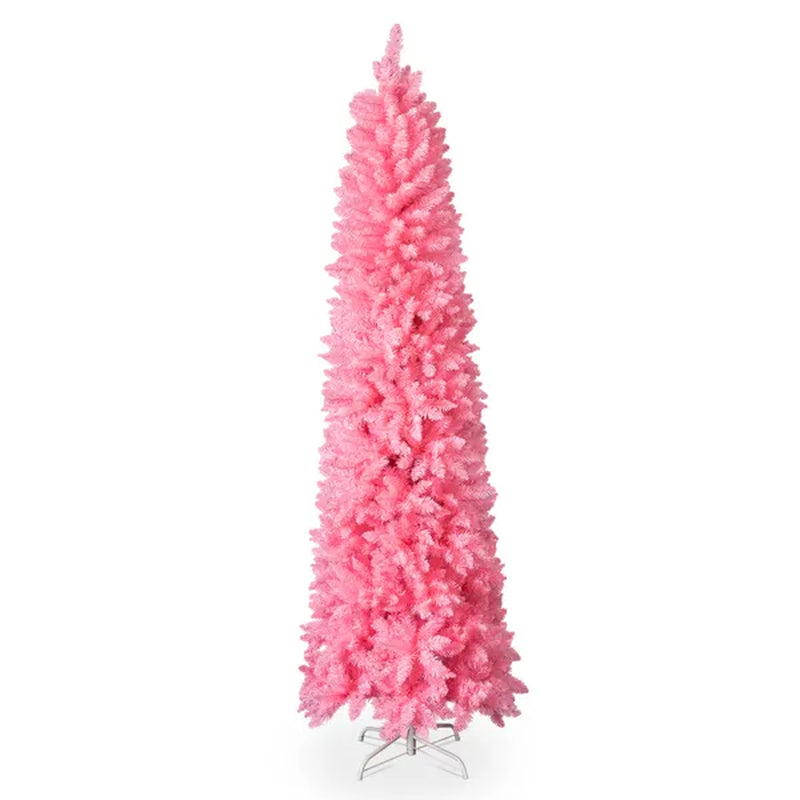 Artificial Christmas Tree 7.5ft Hinged Pencil Pine Unlit – image 6