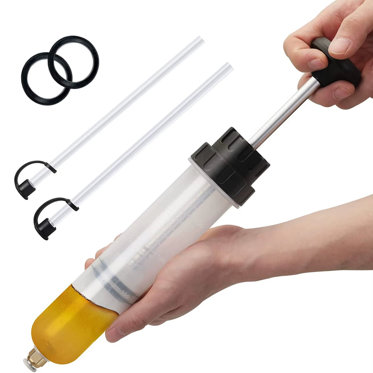 Brake Bleeder, Pneumatic One-Person Brake Fluid Vacuum Tool – image 6