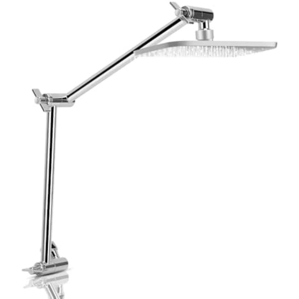 Shower Extension Arm - 18 inch Adjustable Height and Angle