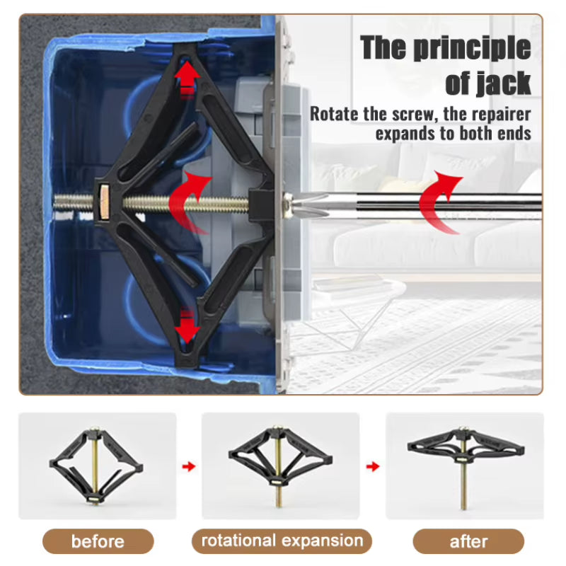Switch Box Repair Kit - Electrical Outlet Box Fix Screws