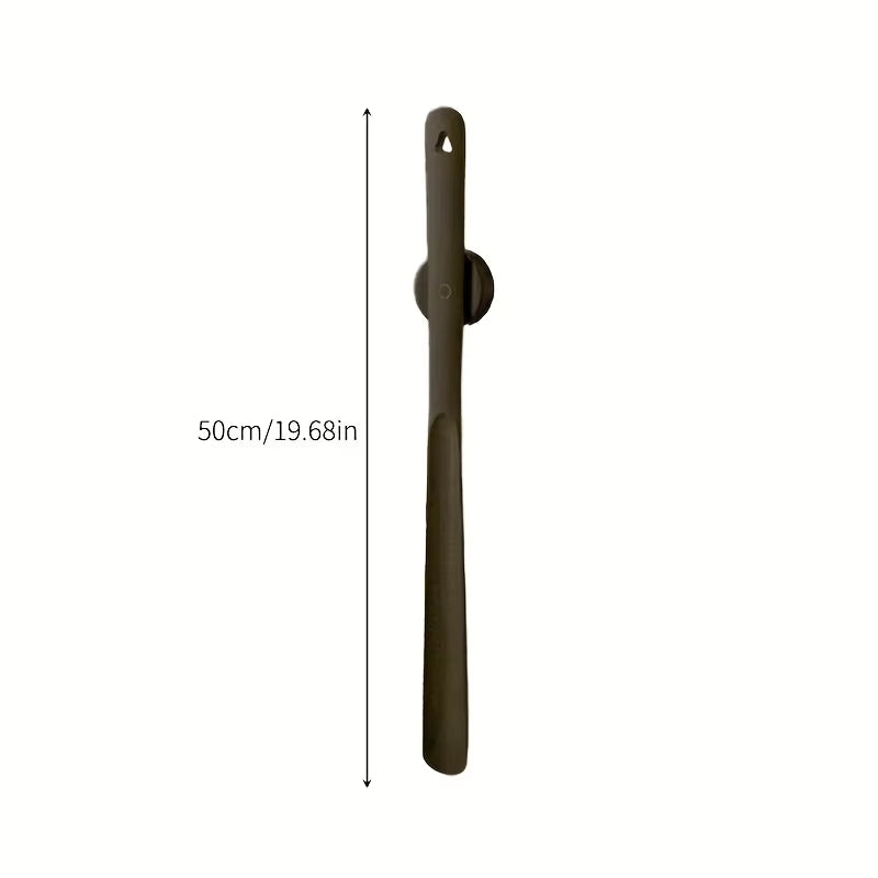Shoe Horn Long Handle 50 cm, Beech Wood with Magnetic Base – image 5