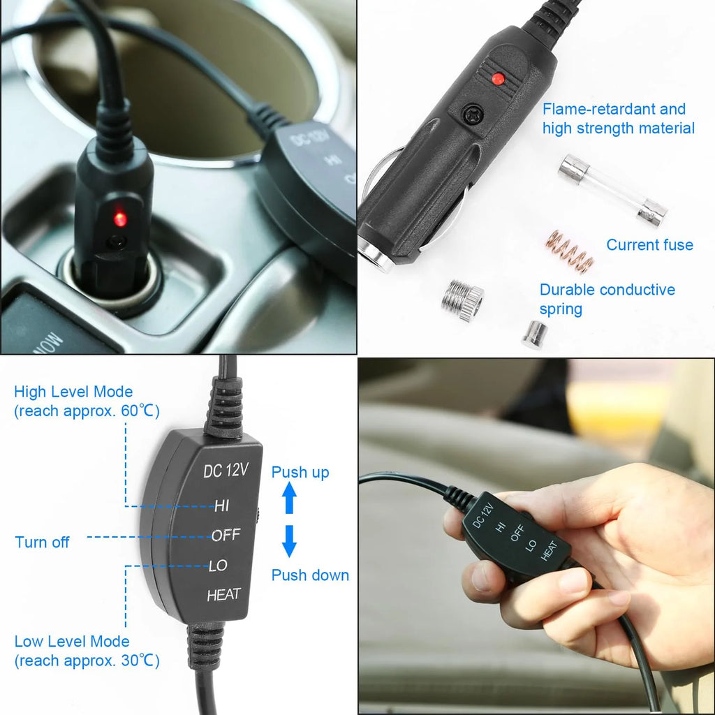 Heated Car Seat Cushion 12V with Adjustable Temperature – image 2