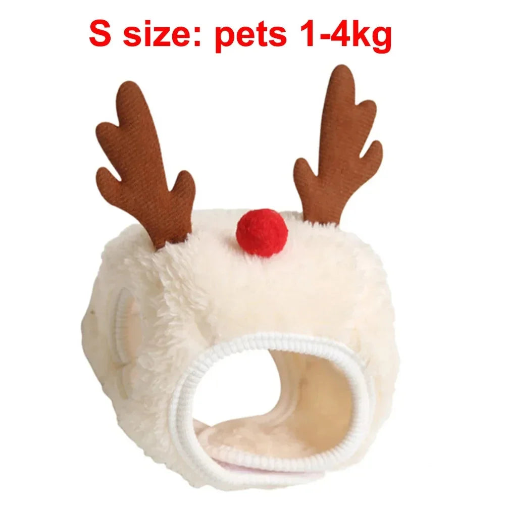 Christmas Pet Costume Set - Santa Hat & Scarf for Cats & Dogs