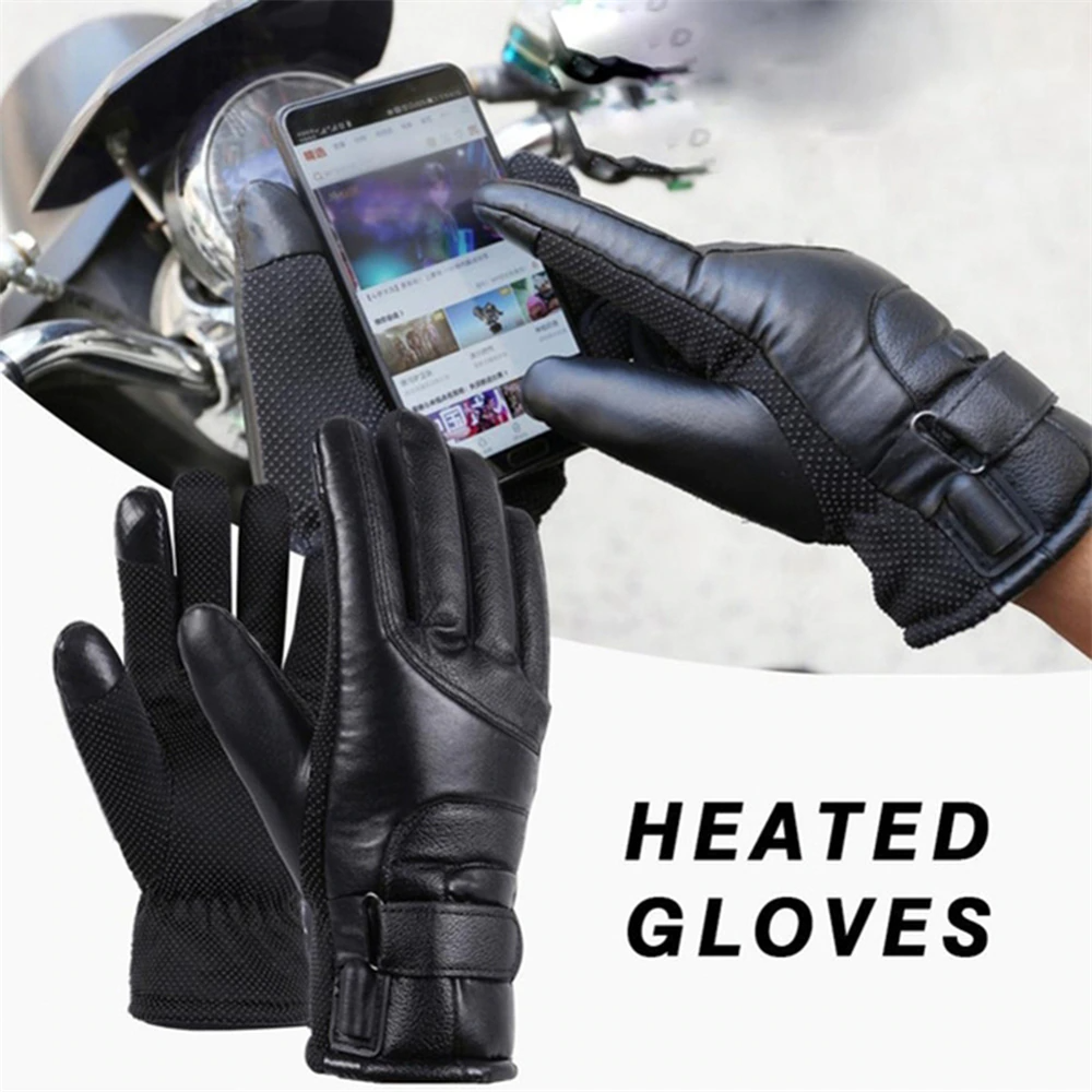 USB Heated Gloves – Touchscreen Windproof Winter Hand Warmers