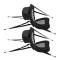 Padded Kayak Seat with Back Support, 2 Pack, 2 in Thick