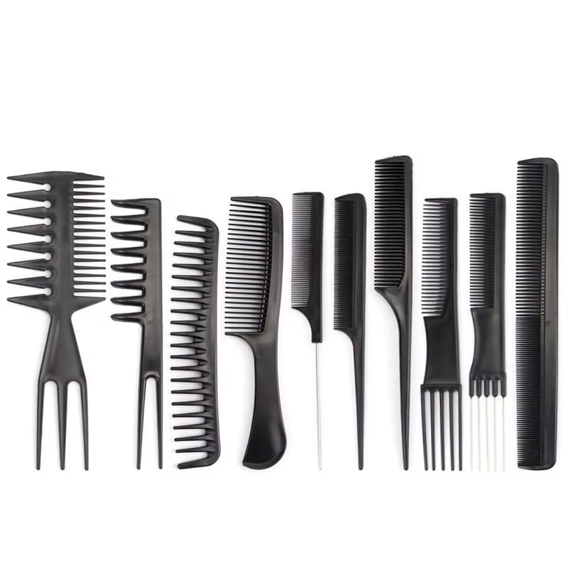 10-Piece Anti-Static Hair Comb Set for Styling & Detangling – image 7
