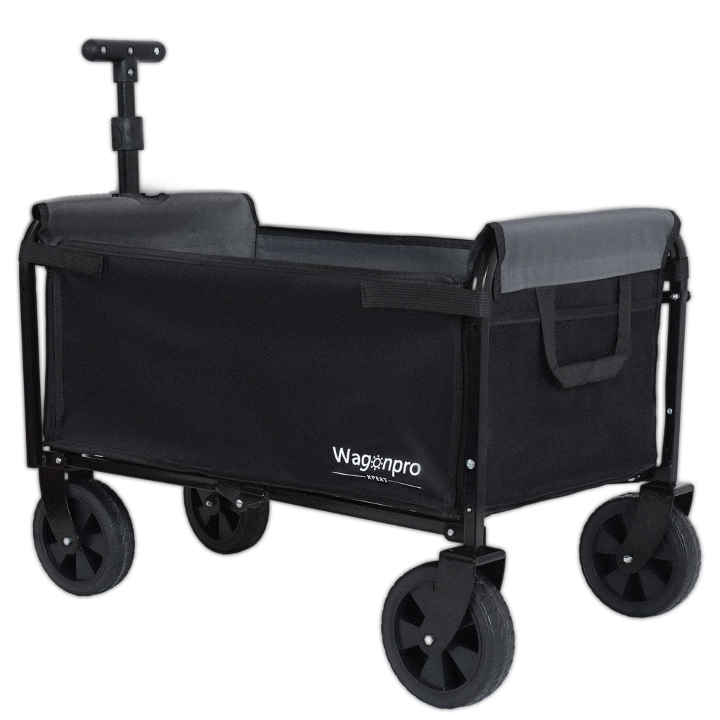 Convertible Folding Camping Wagon with Bench Seat and Storage – image 5