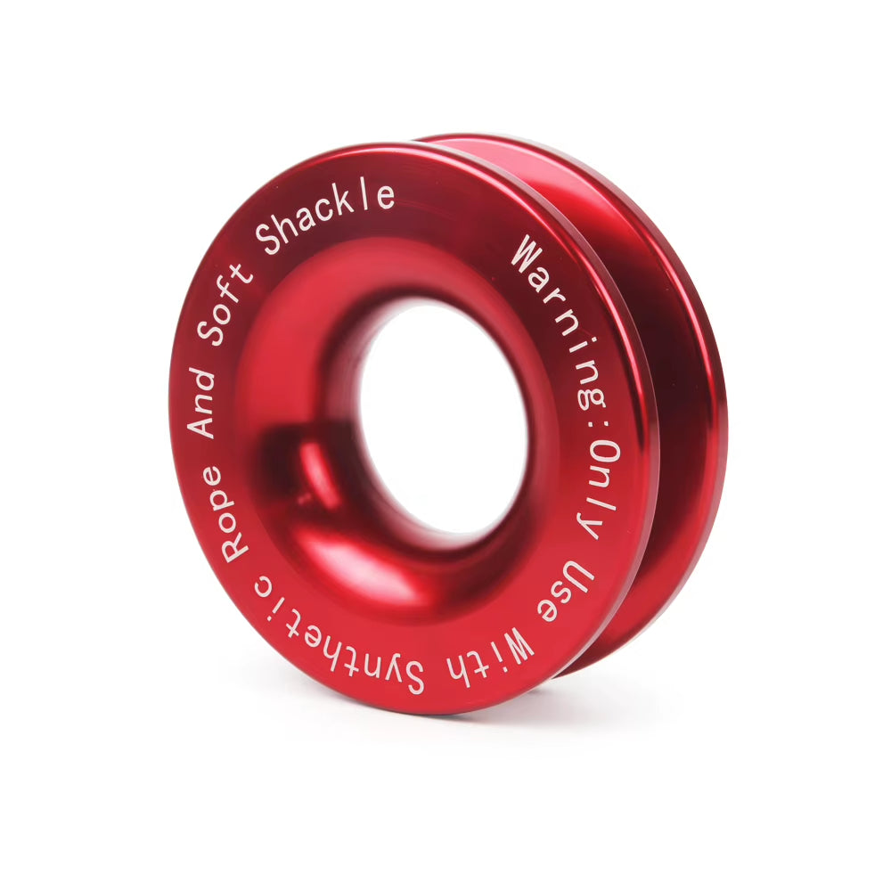 Towing Recovery Ring for Soft Shackles, 41,000 lb Aluminum
