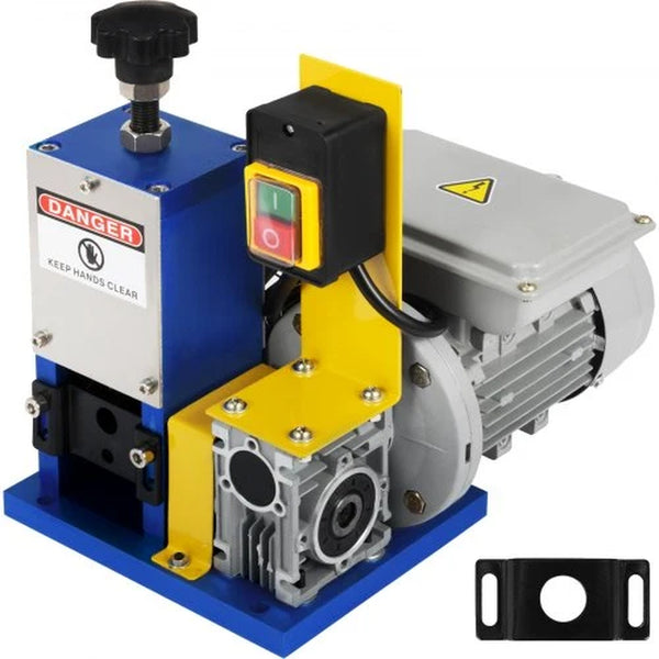 Automatic Electric Wire Stripping Machine 0.05\-0.98\, Portable Dark Blue Wire Stripper, Wire Stripping Machine Tool for Scrap Copper Recycling (Dark Blue)