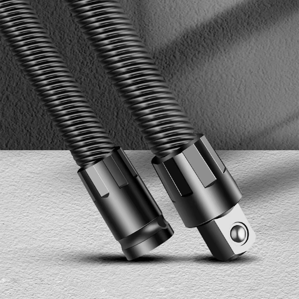 Mechanic Flexible Socket Extension Set, 1/2 in Drive Bendable Bar, 2 Pc – image 4