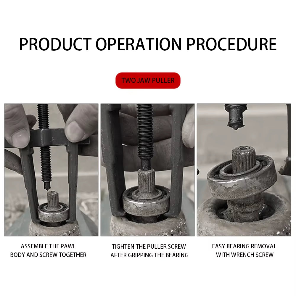 Mechanic Bearing Separator and Puller Set, 9-Piece with Case – image 6