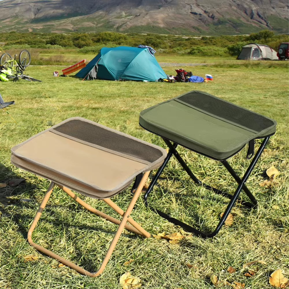 Folding Camping Stool – Portable Shoulder Bag Outdoor Seat – image 4