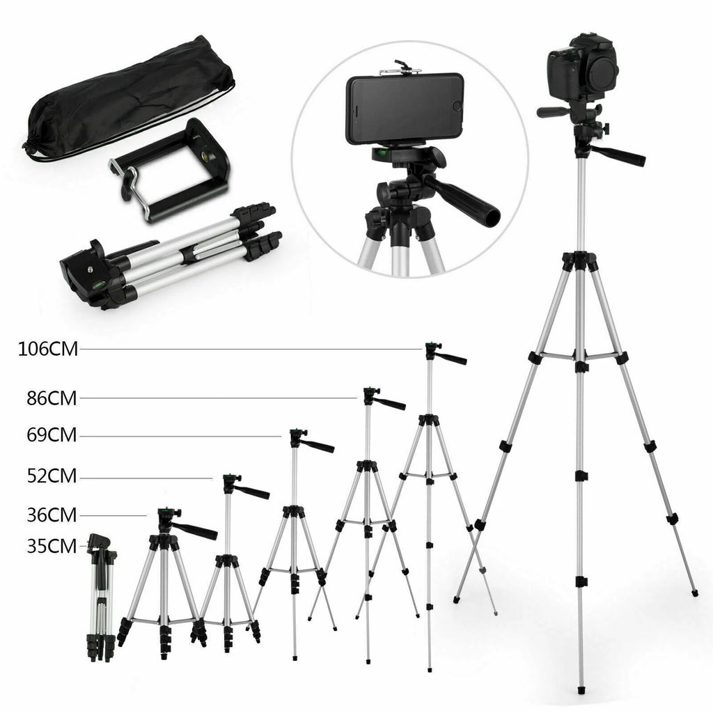 Phone Tripod Stand with Holder and Carry Bag, up to 40 in – image 7