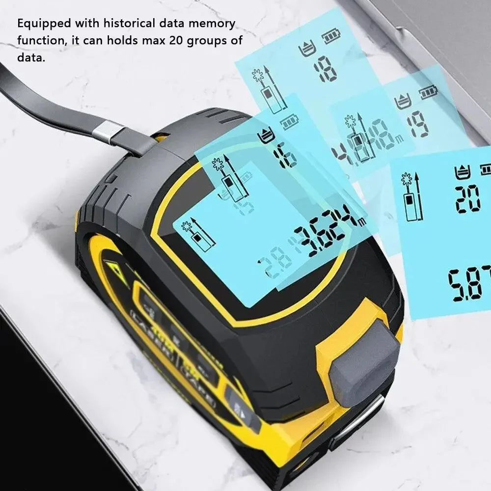 Laser Tape Measure 3-in-1 Digital Rangefinder with 16 ft Tape – image 4