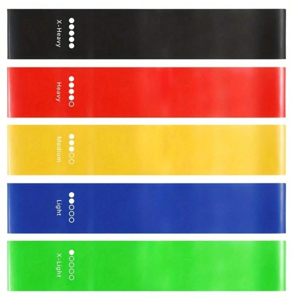 Resistance Loop Bands Set of 5 for Strength and Yoga – image 6