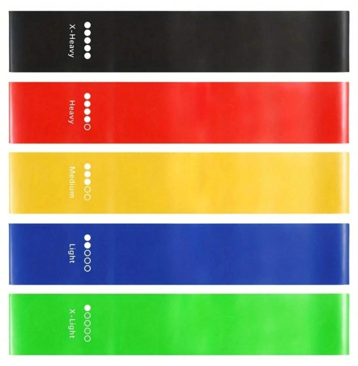 Resistance Loop Bands Set of 5 for Strength and Yoga – image 6