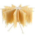 Pasta Drying Rack, Collapsible Spaghetti Noodle Dryer with 10 Bars