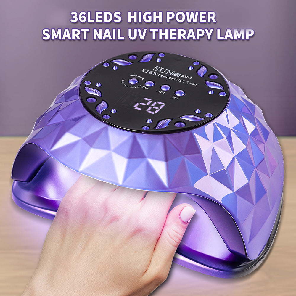 Gel Nail Lamp with 4 Timers and Removable Base, LED Nail Dryer – image 2