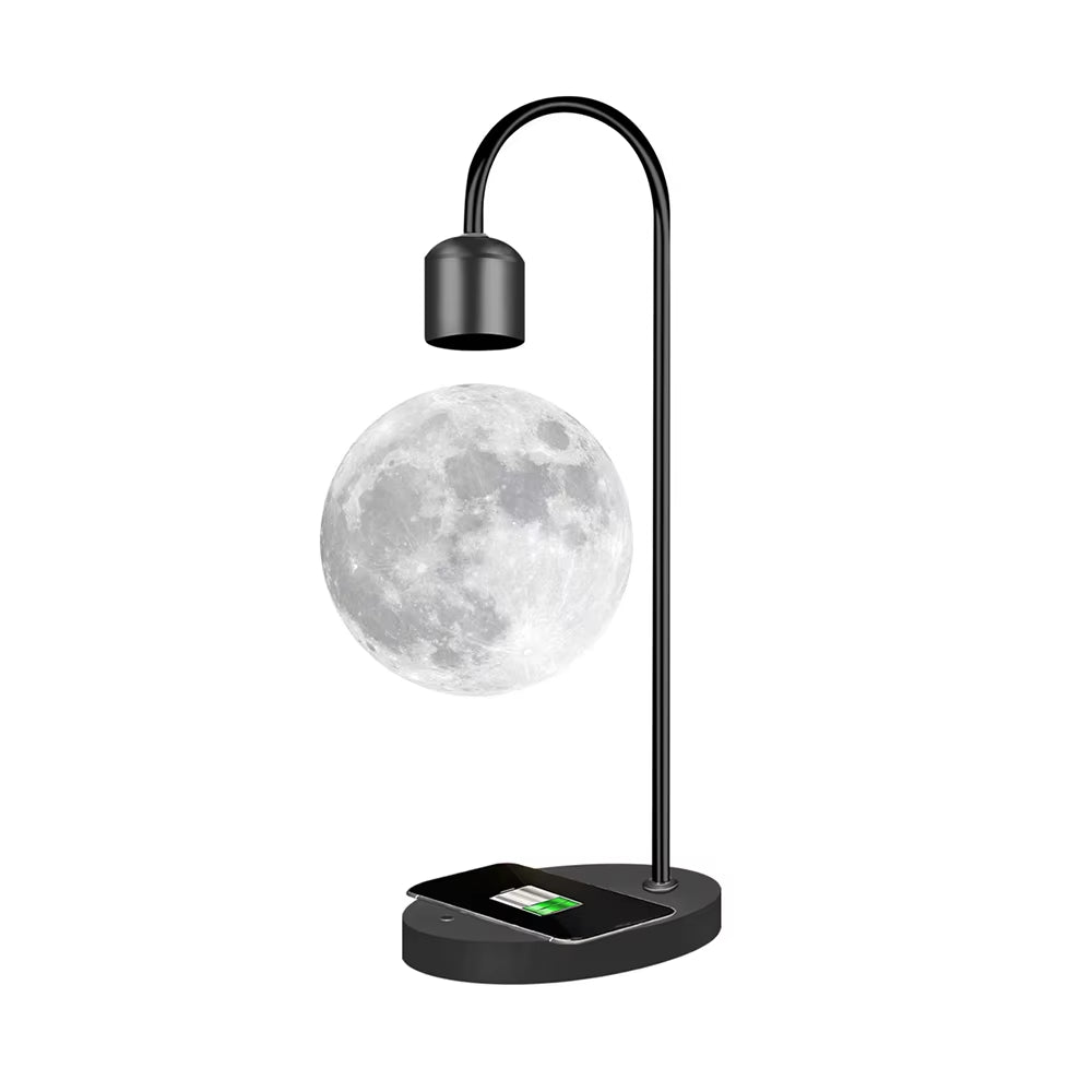 3D Floating Moon Lamp - Magnetic Levitation LED Night Light