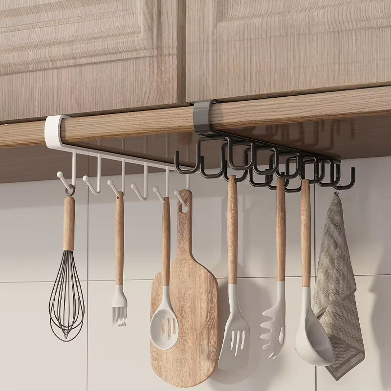 Under Shelf Hook Rack Mug and Utensil Holder – image 4