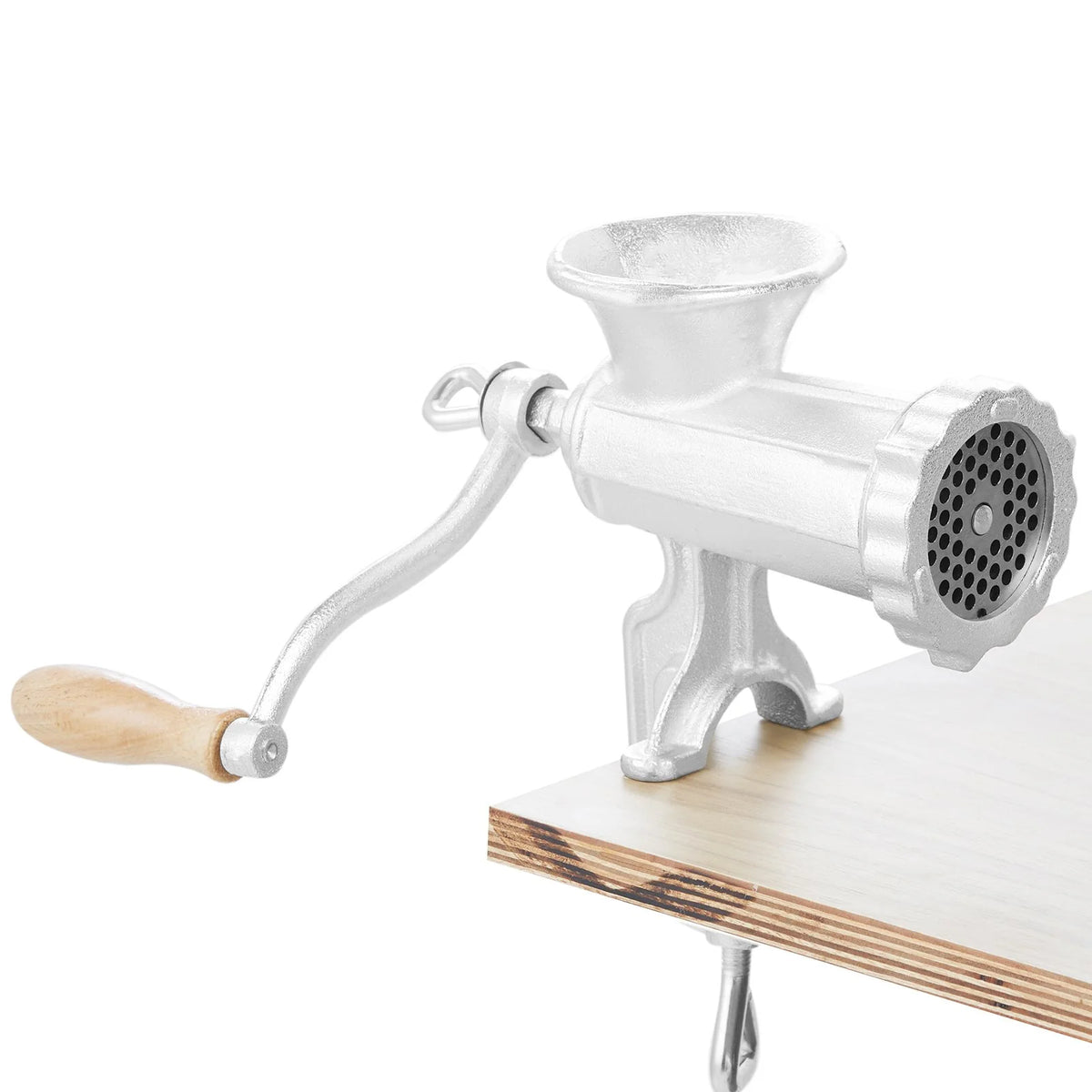 Manual Meat Grinder, Cast Iron Hand Mincer & Sausage Maker with Clamp – image 6