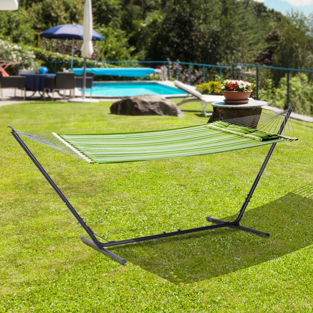 Adjustable Hammock Stand 10-13 ft, Powder-Coated Steel Frame – image 7