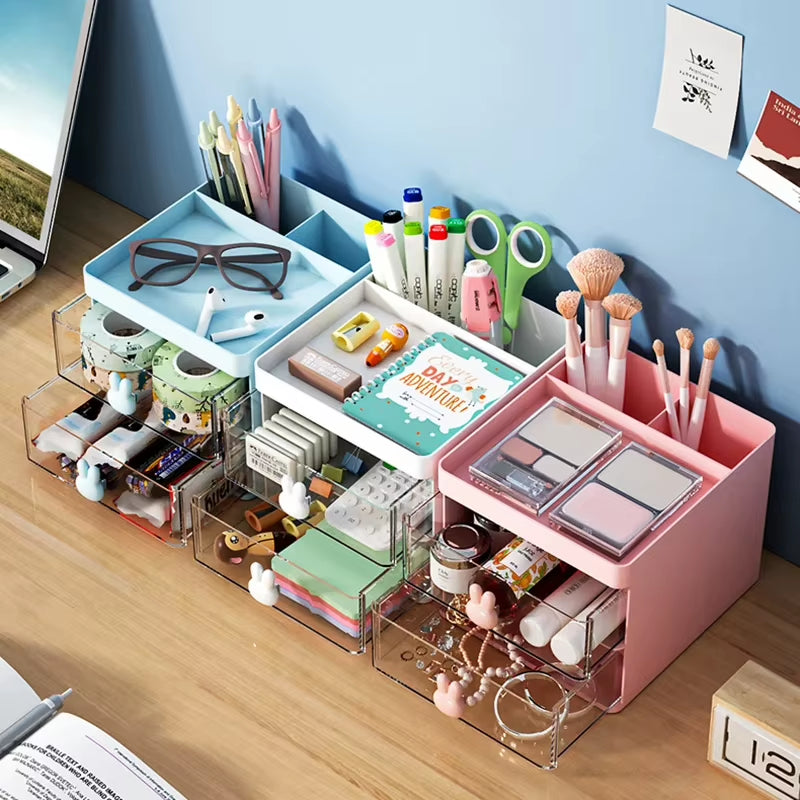 Desk Organizer with Drawer for Pens and Office Supplies – image 5